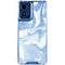 Blue Marbling Moto G 5G (2024) Clear Case